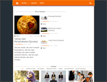 Tablet Screenshot of indowebby.com